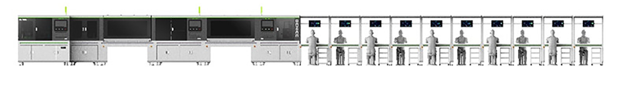 Lithium battery assembly automation production linesd