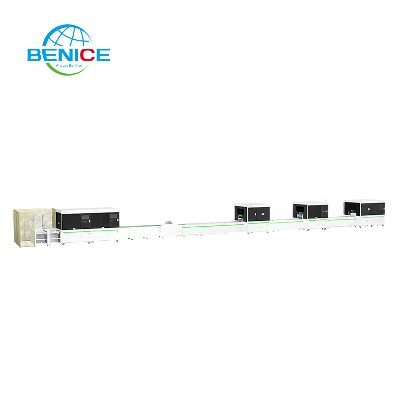 AUTOMATIC LASER PRODUCTION LINE SCHEME FOR POUCH BATTERY